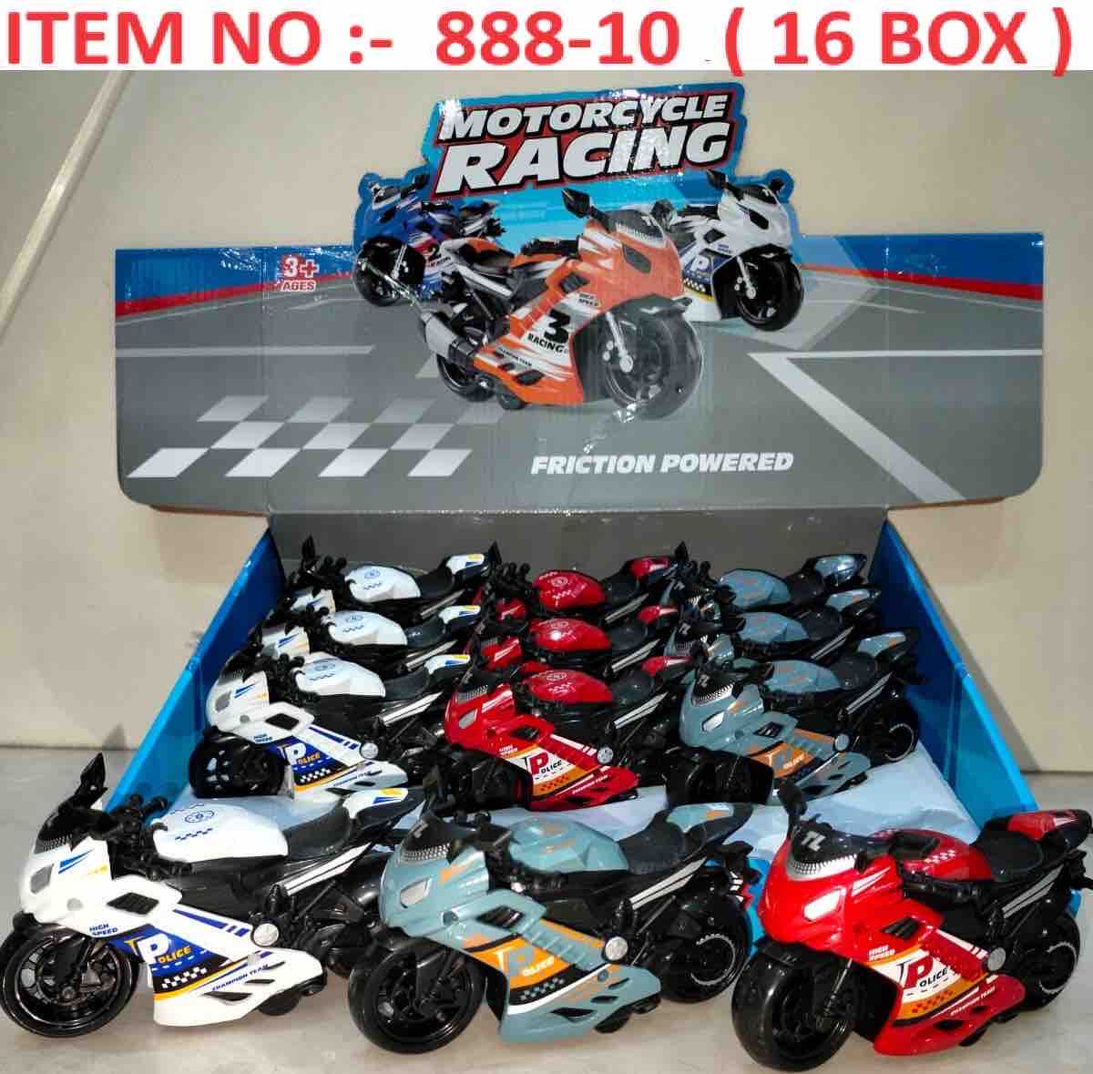 Friction Powered Motorcycle Racing Bike - Any 1