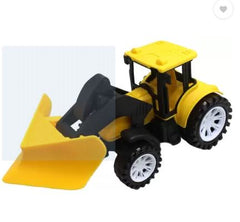 Friction powered plastic road leveller Yellow color toy for kids -JCB