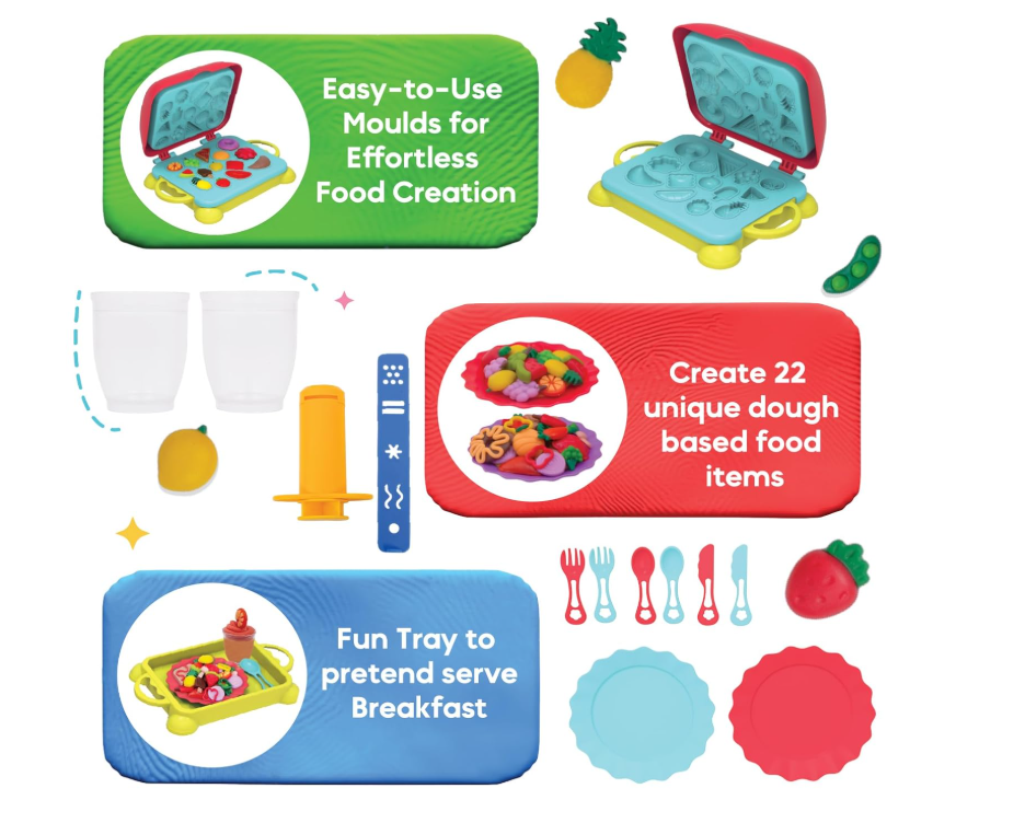 Fundough clay Funskool Breakfast Set - Learning, Fun & Engaging Activity Gift set