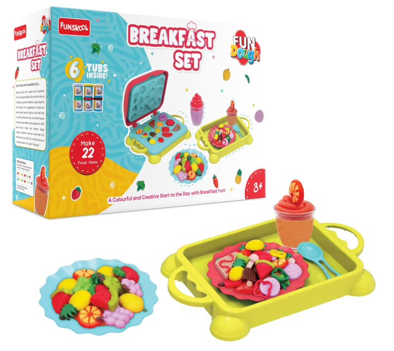 Fundough clay Funskool Breakfast Set - Learning, Fun & Engaging Activity Gift set