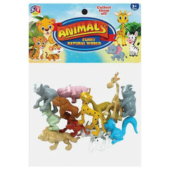 Funny wild Animal Figurines Toy Set of 12 pieces