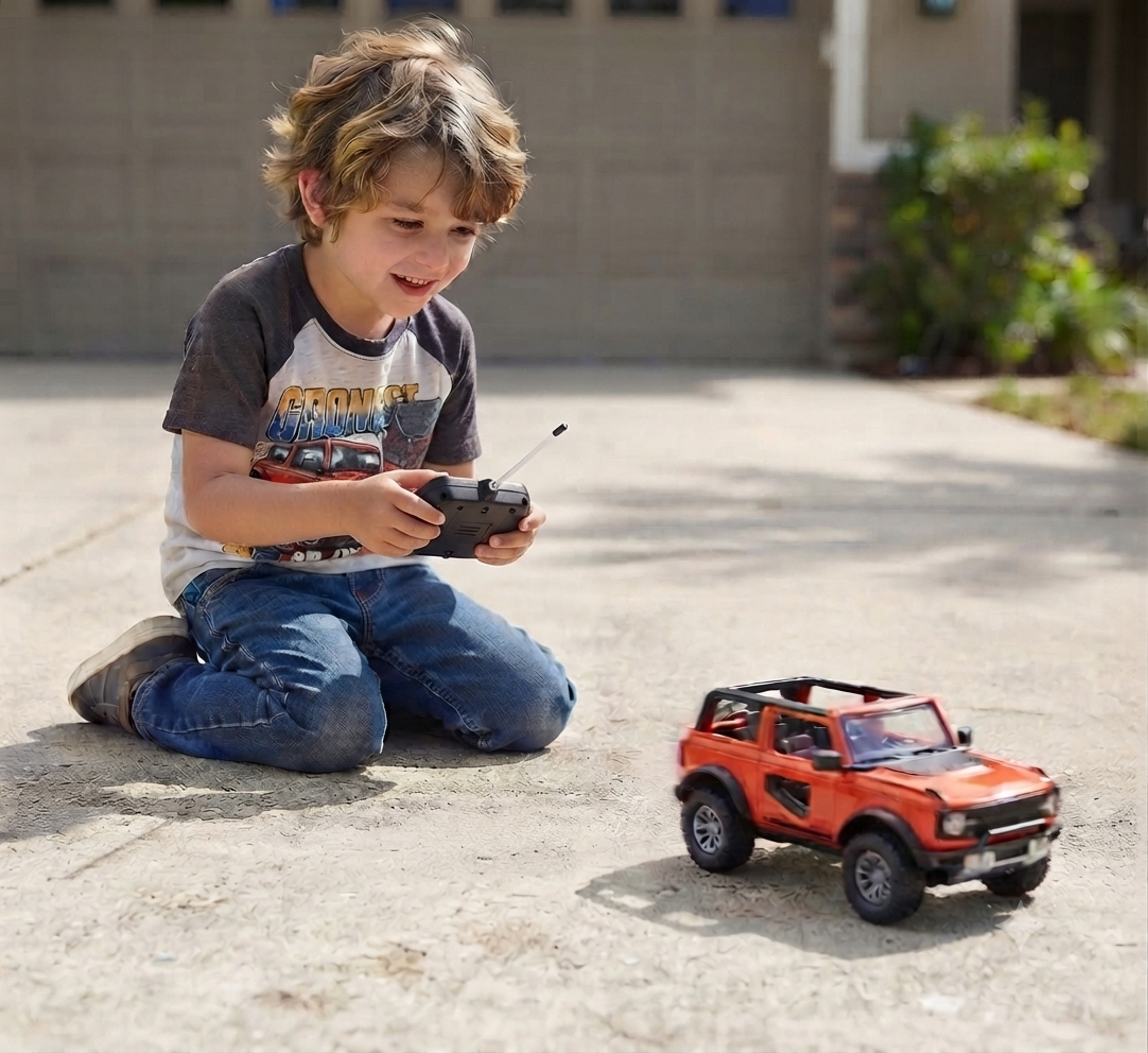 Ford Bronco Trucks Remote Control Car Toy - Rechargeable Battery off road