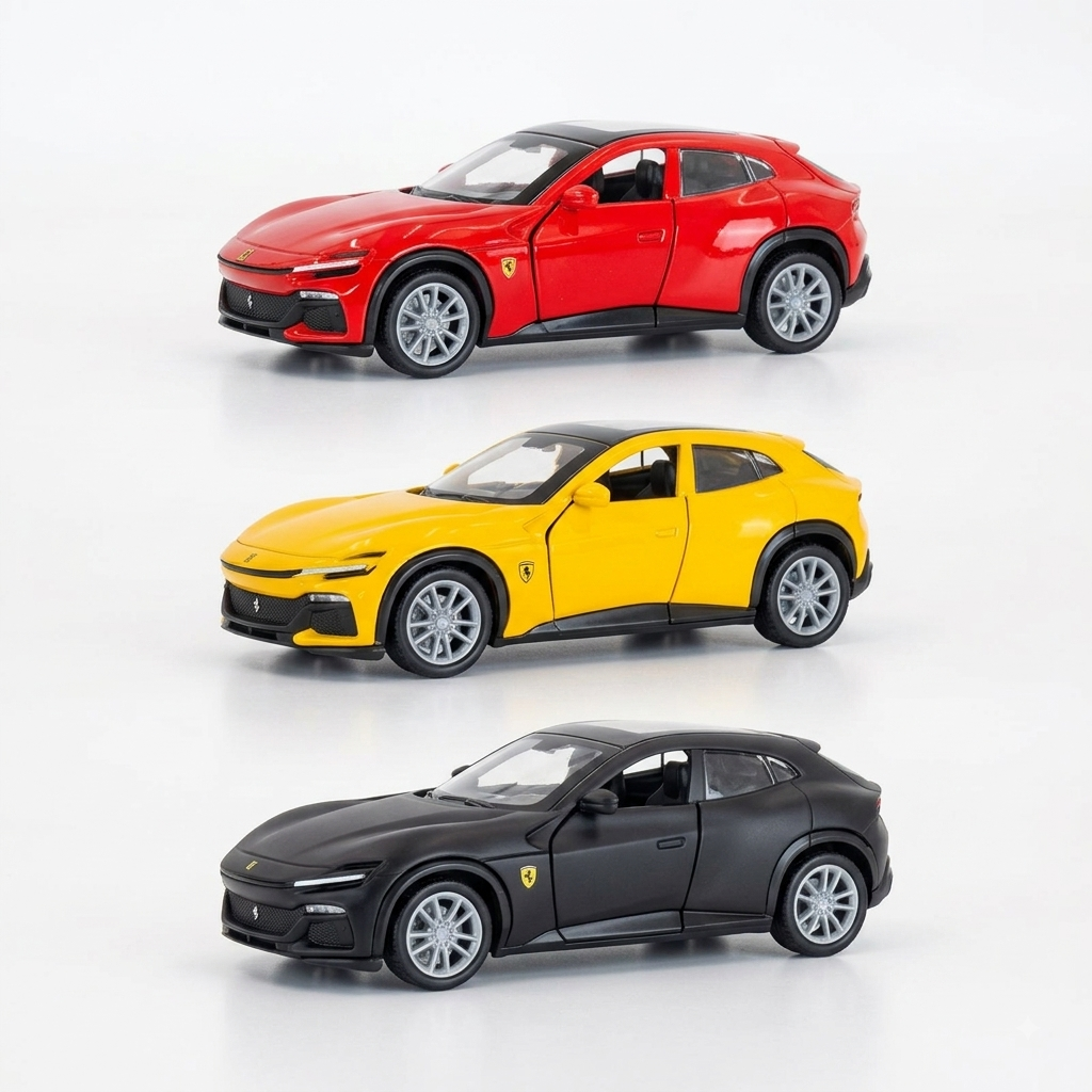 Ferrari Purosangue 1:32 scale Die-Cast Toy Car with Light and Sound