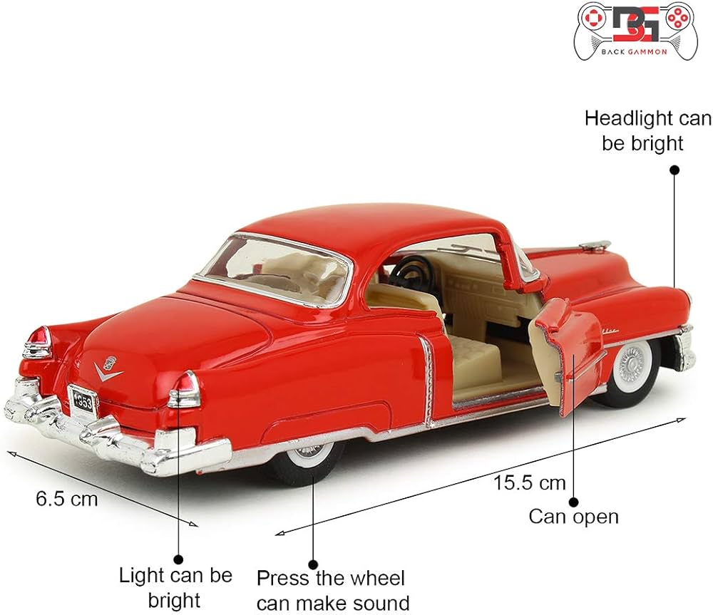 General motors 1953 Cadillac Series 62 Coupe Classic Die-Cast Toy Car