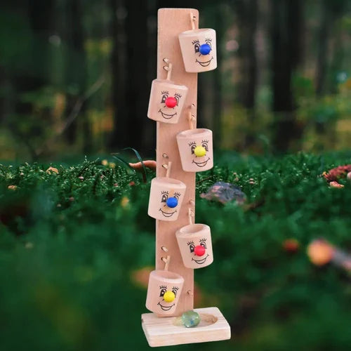 Wooden marble run Goli Game
