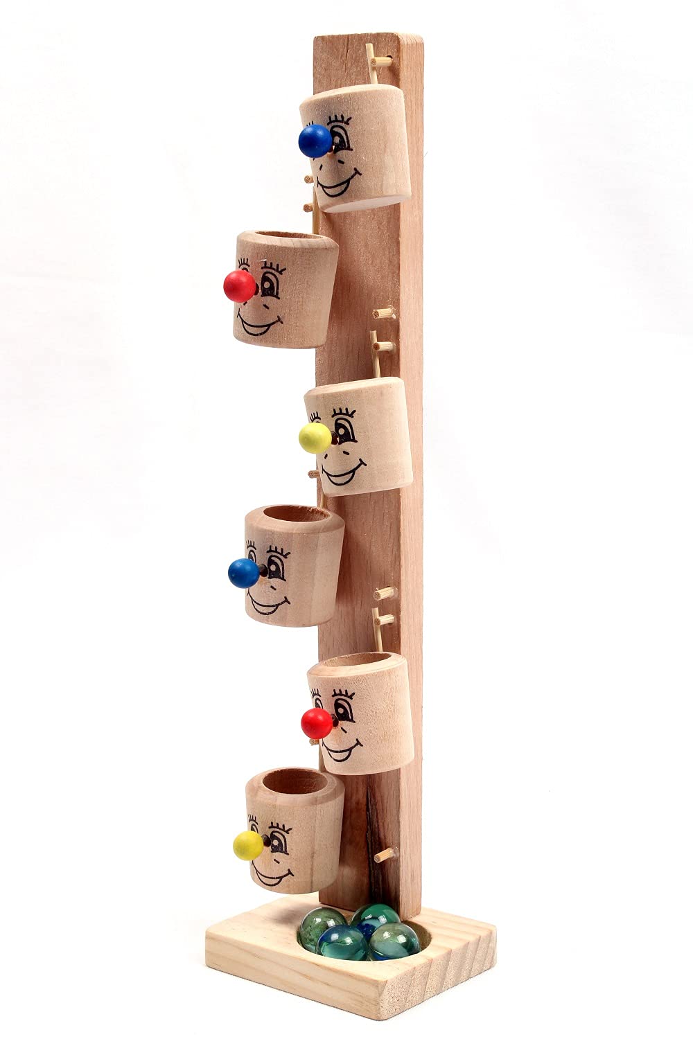 Wooden marble run Goli Game
