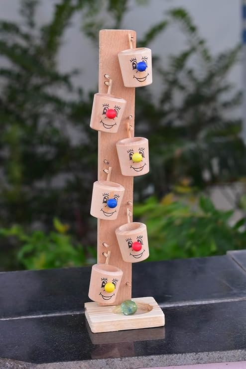 Wooden marble run Goli Game