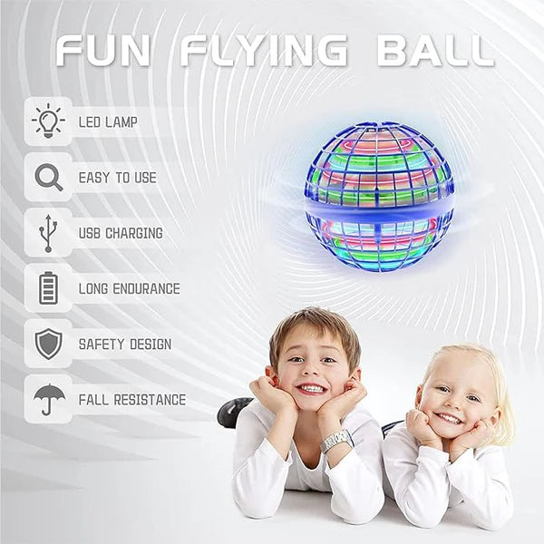 Gyrosphere Flying Spinner (Dynamic RGB Lights) -Rechargeable Any 1