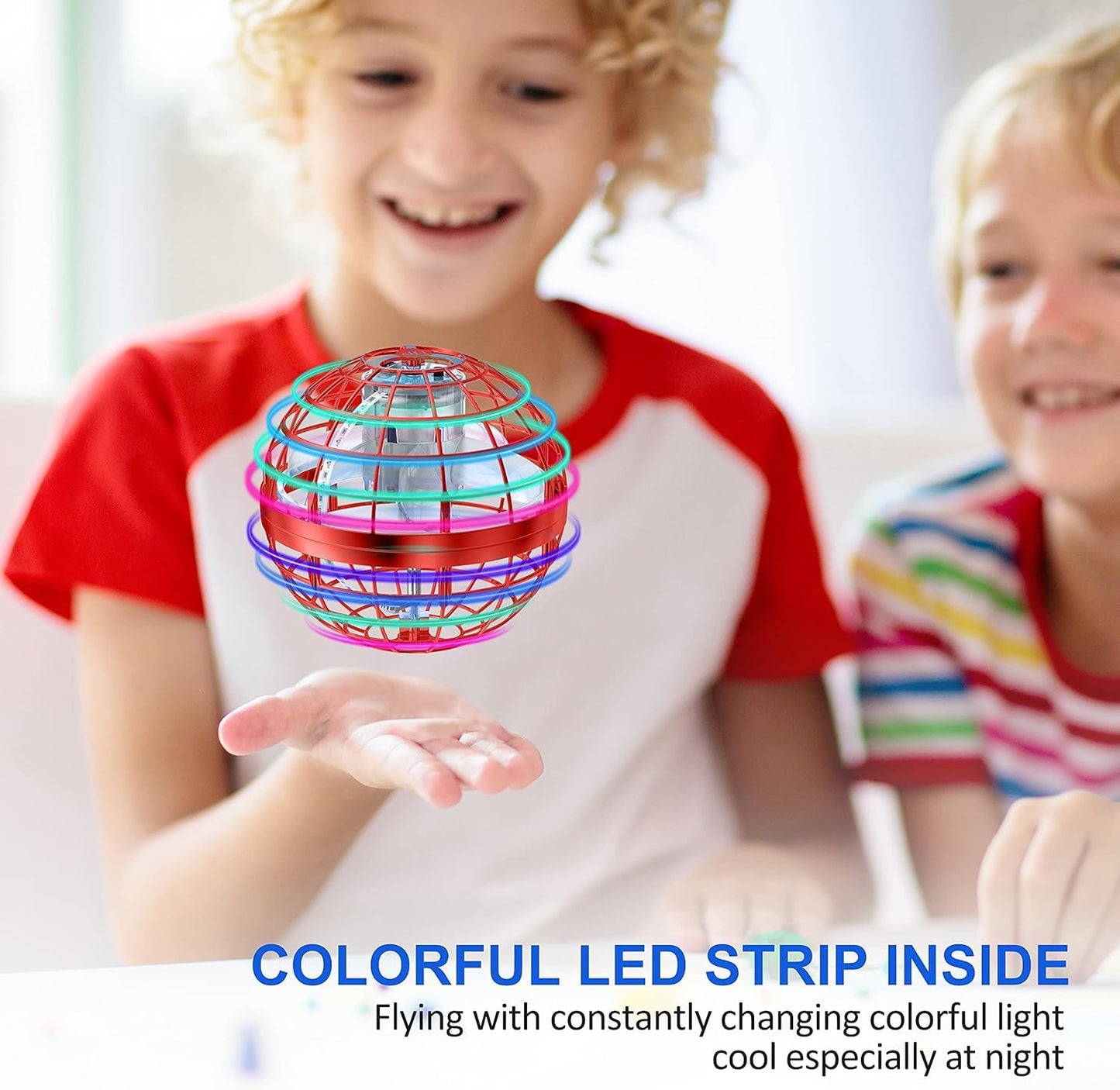 Gyrosphere Flying Spinner (Dynamic RGB Lights) -Rechargeable Any 1