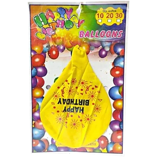 Happy Birthday Printed Balloon Large - 9 Inches