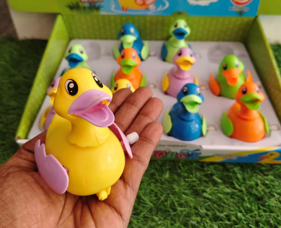 Happy Duck Windup Key Operated Toy - Any 1