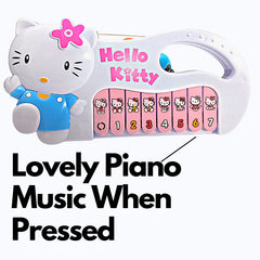 Hello Kitty Piano Music Toy - Keyboard Toy with Animal Sounds and Colorful Lights