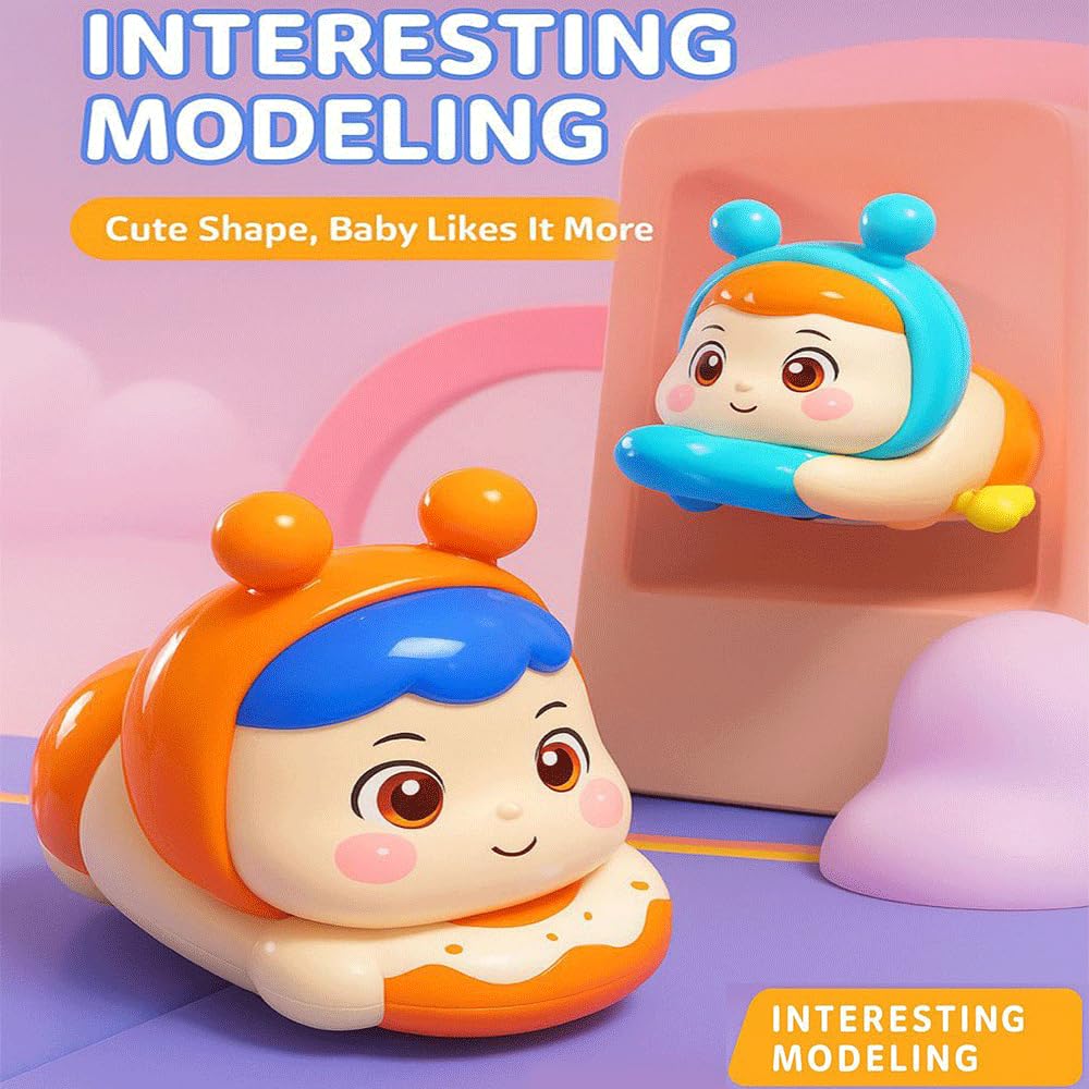 Hello Komi Toy for Kids, Crawling Kitty Action Figure Movable Toy for Donut Babies- Any 1
