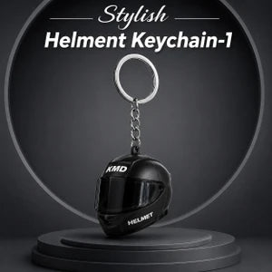 Helmet Keychain, Cute Compact and Super Bright, Flip Mini Motorcycle Helmet Keychain with Movable Visor, Easy to Carry Any 1