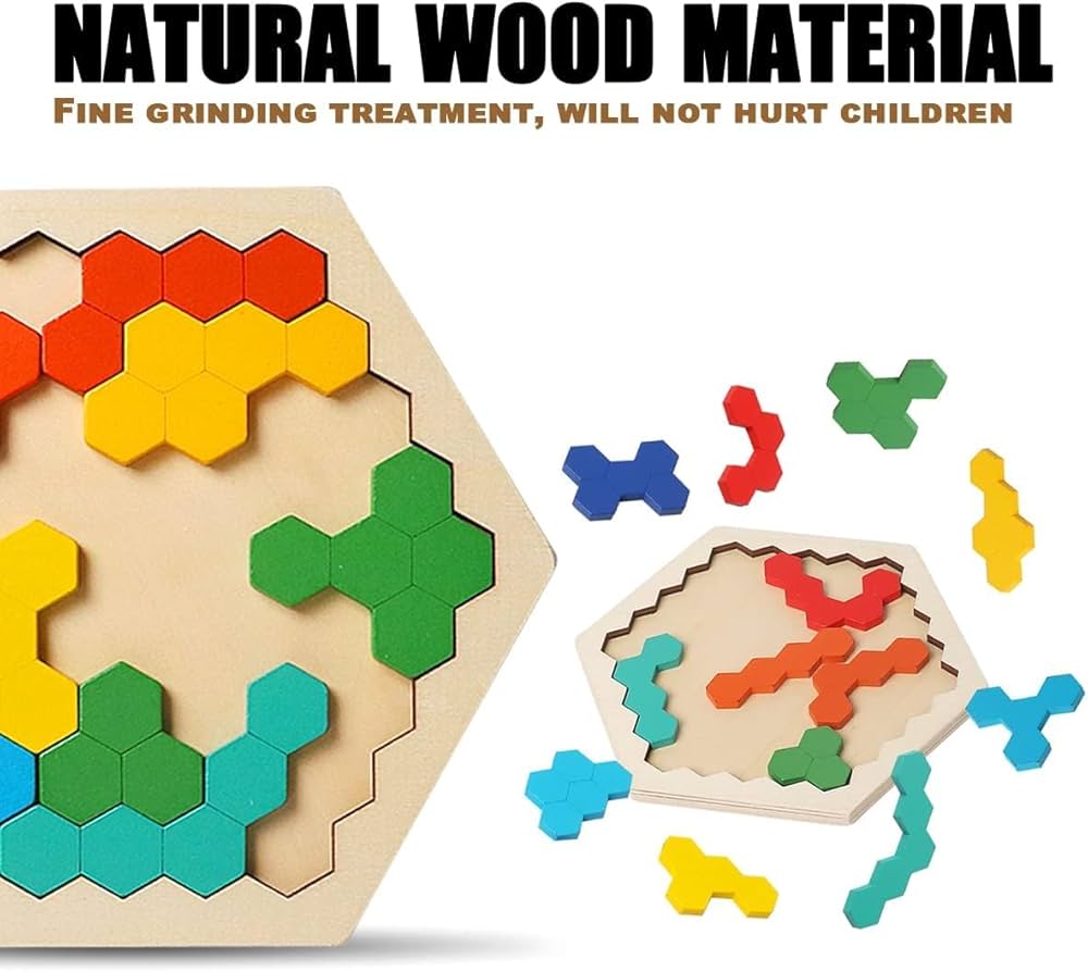 Hexagon Rangoli Puzzle