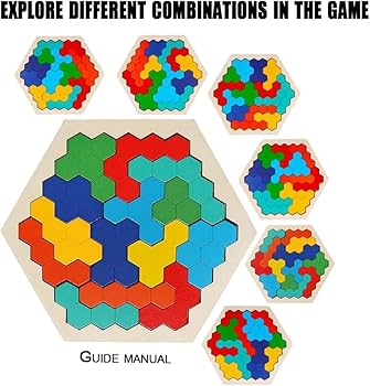 Hexagon Rangoli Puzzle