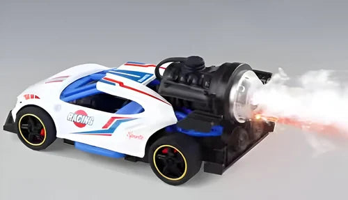 High-Performance Street Racing Car Mini Metal Pull-Back Vehicle with Realistic Smoke & Light Effects Realistic Alloy Model - Any 1