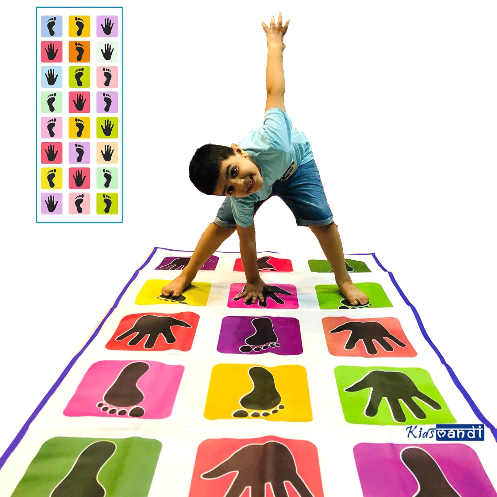 Hopscotch Play Mat - hand and feet game