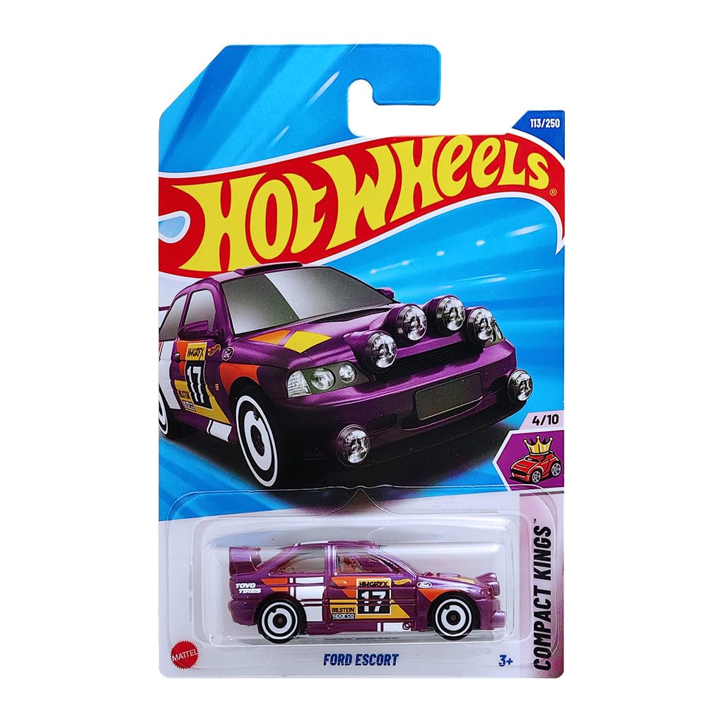 Hot Wheels Ford Escort Compact Kings Ages 3 Years and Up 113/250 (Purple)