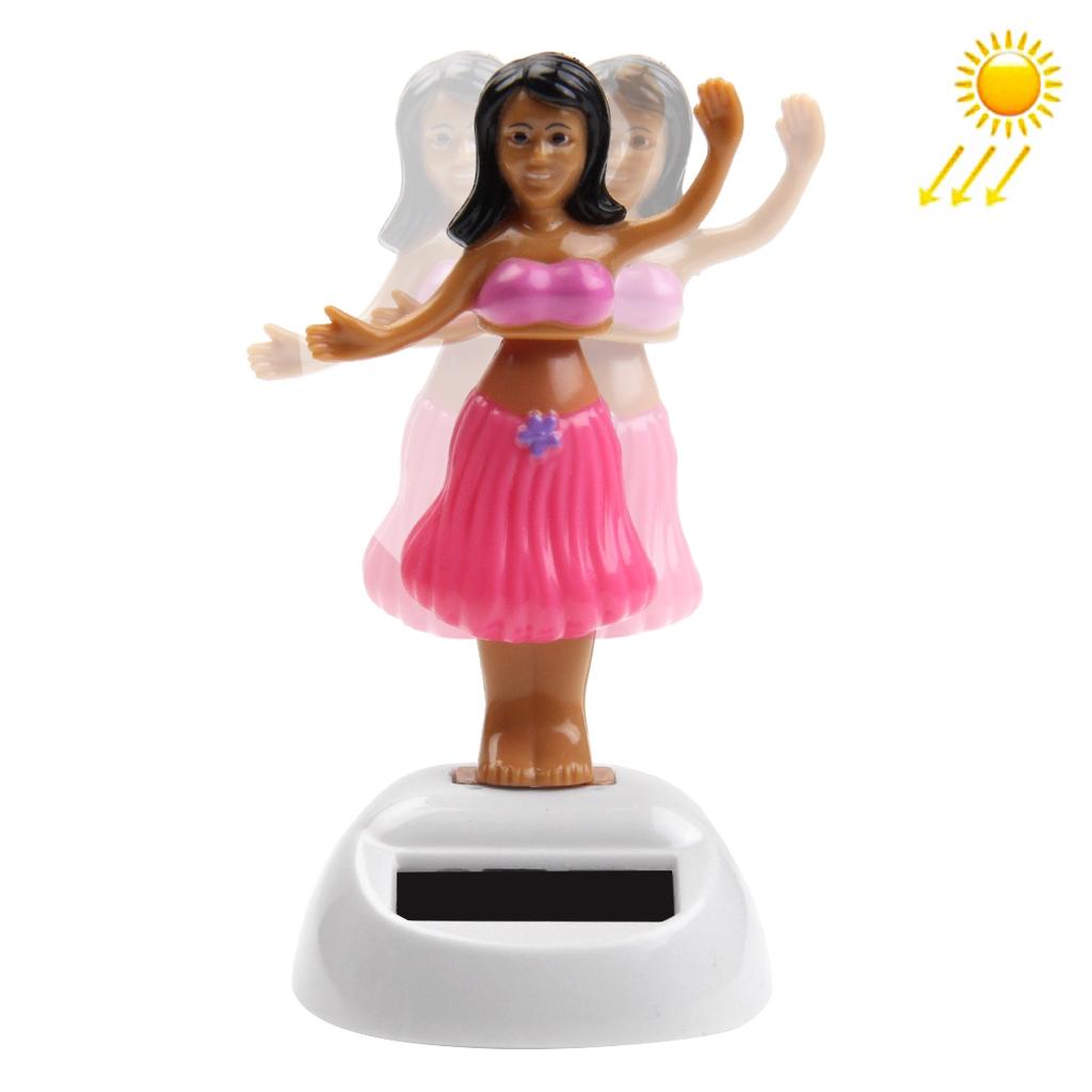 Hula Girl Solar Powered Funny Hawaii Dancing Toys for Car Dashboard Decoration Home Decor