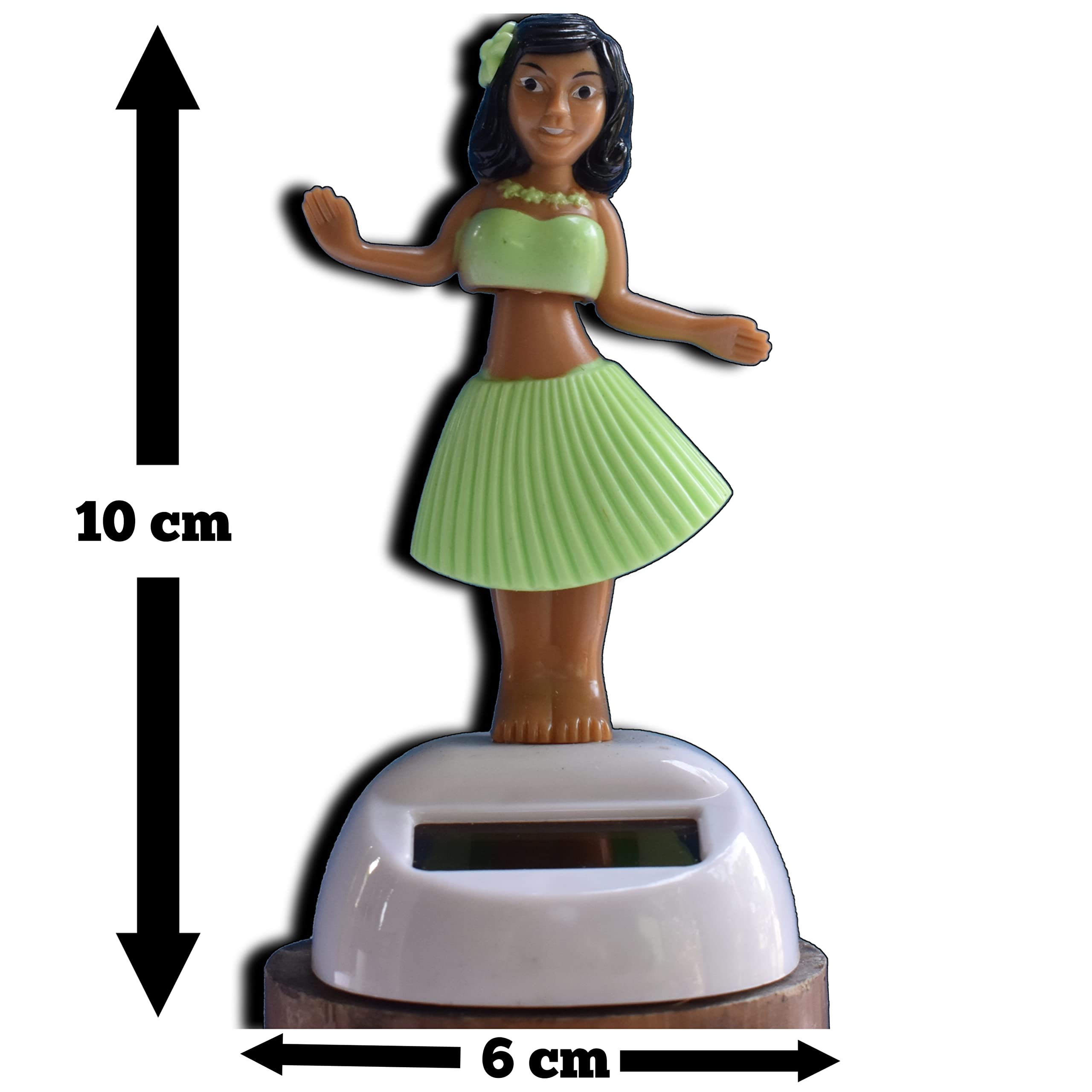 Hula Girl Solar Powered Funny Hawaii Dancing Toys for Car Dashboard Decoration Home Decor