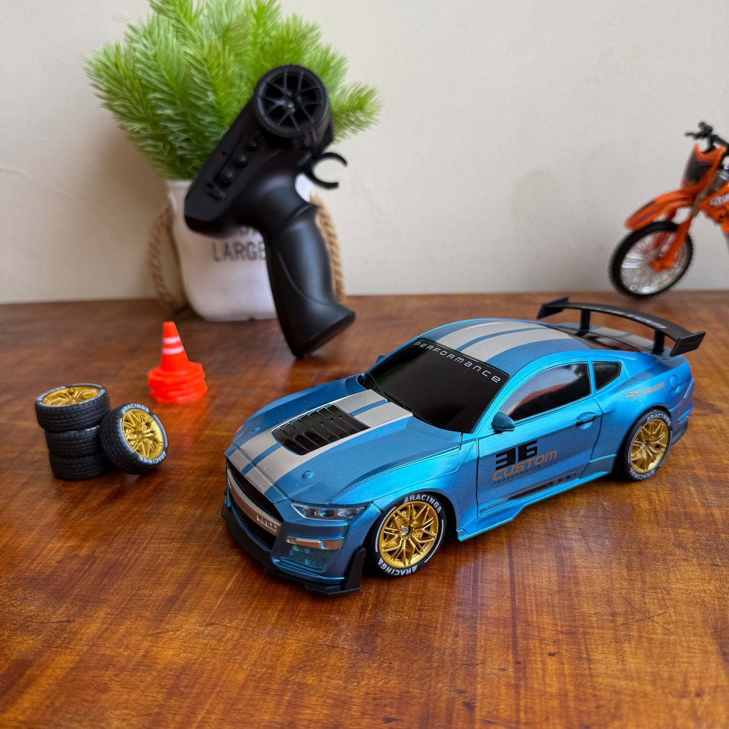 Metalic MUSTANG RC DRIFT ( RARE PIECE )