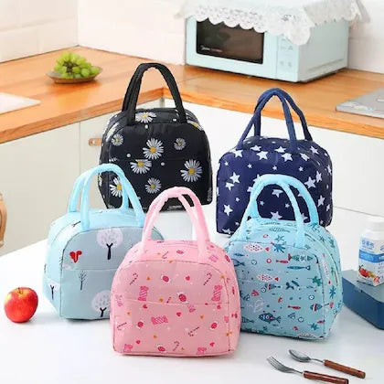 Insulated Lunch bag with partition -  Any 1 Random