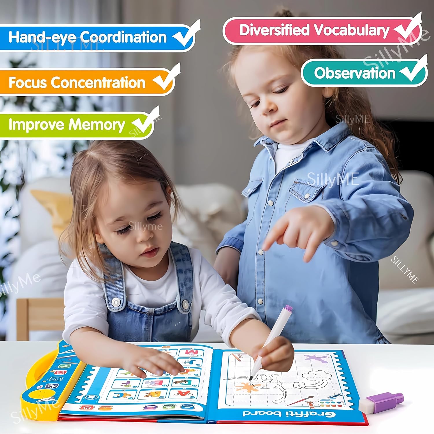 Intelligence Book for Kids - Interactive Electronic Learning Talking , Music , Study Intelligent Book for Kids
