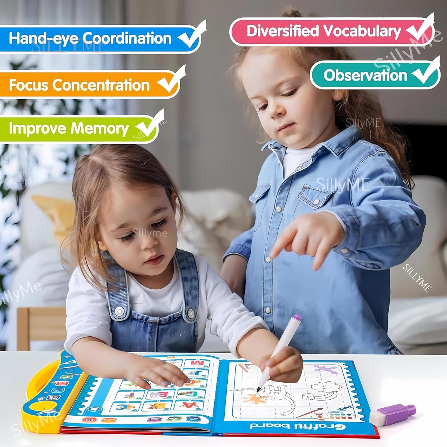 Intelligence Book for Kids - Interactive Electronic Learning Talking , Music , Study Intelligent Book for Kids
