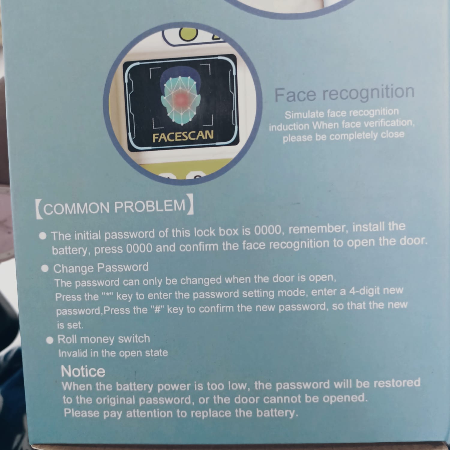 Intelligence Piggy Bank Facial Recognition ATM