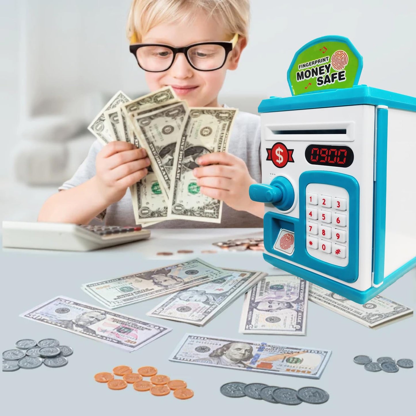 ATM Bank Safe with Number Password and Touch Sensor