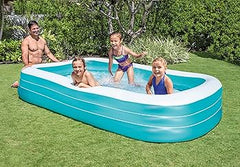 Jumbo Intex Swim Centre Inflatable Family Swimming Pool Dimensions (L x W x H): 103 x 69 x 22 inches