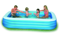 Jumbo Intex Swim Centre Inflatable Family Swimming Pool Dimensions (L x W x H): 103 x 69 x 22 inches