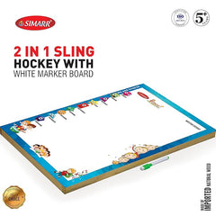 Jumbo size 3 in 1 String Hockey Table Board with Ludo and Snakes Ladders Game