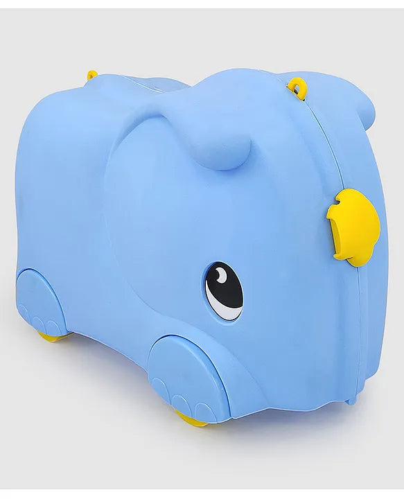 Kids Rideon Suitcase & Small Cabin Luggage Toys Storage - 18 liters Capacity- GREEN