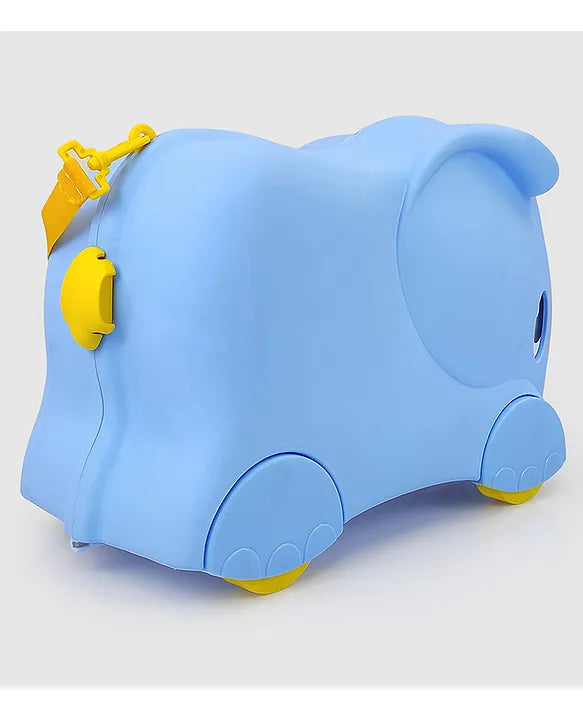 Kids Rideon Suitcase & Small Cabin Luggage Toys Storage - 18 liters Capacity- GREEN