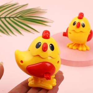 Key Operated Chicken Jumping Chick Key Toy- Any 1