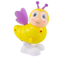 Key Operated Wind Up Toys Colourful Jumping Moving Toy - Rotating head - Honey Bee