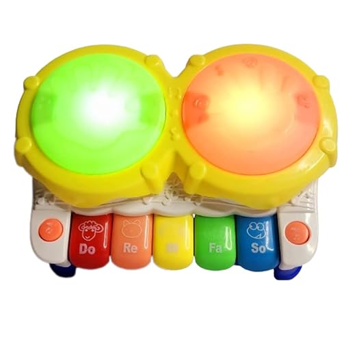 Keyboard Piano Drum with Flashing Lights & Music | Melodies Animal Sounds for Kids