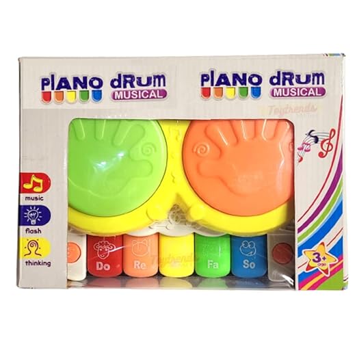 Keyboard Piano Drum with Flashing Lights & Music | Melodies Animal Sounds for Kids