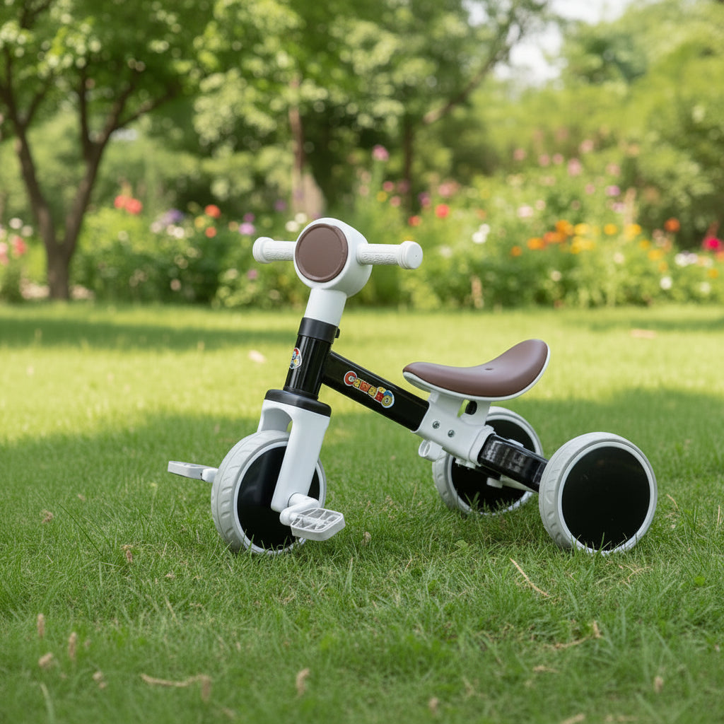 Turbo Trek 3 IN 1 Kids Pedal Tricycle With LED Light & Music