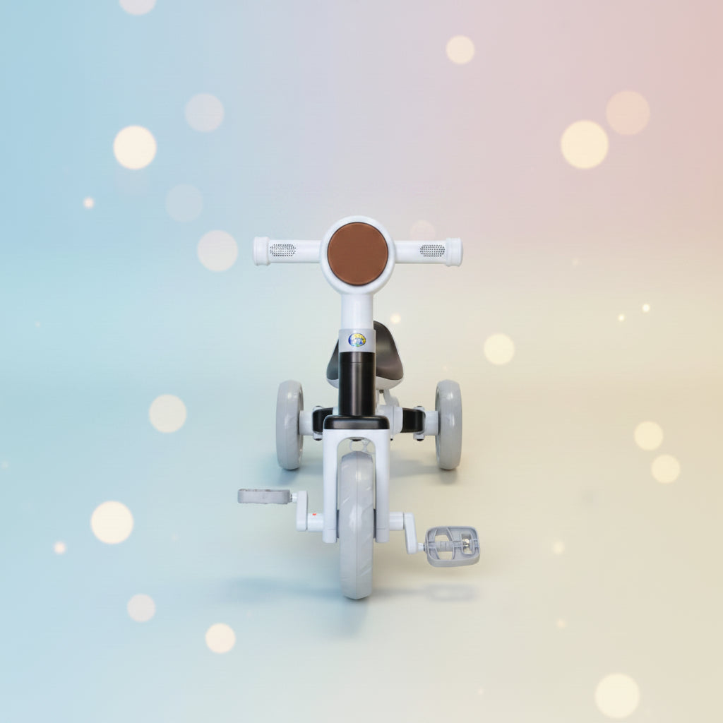 Turbo Trek 3 IN 1 Kids Pedal Tricycle With LED Light & Music