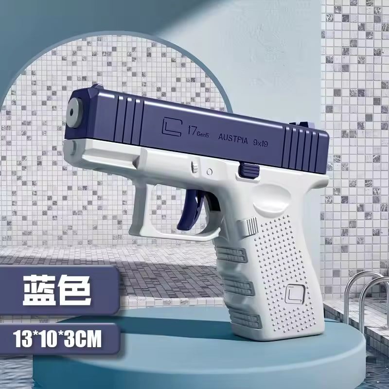 Buy Launcher Gun and Get 1 Pistol Water Gun Free | Water Prank Funny Game for Kids| Squirt Water Gun Toys | Non Electric Manual Water Gun