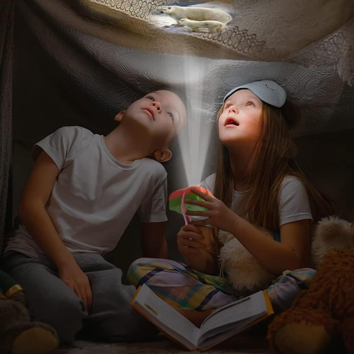 Cute Kids Projection Camera Toy for Kids- Big 1 Random