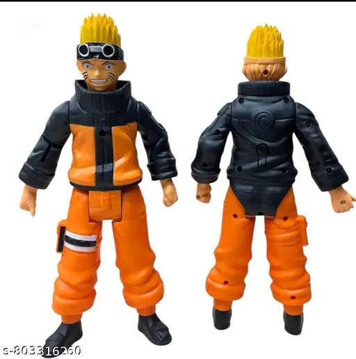 Kids toys Anime Heroes Con Exclusive Naruto Uzamaki (Nine Tails Version) Figure, Multicolor
