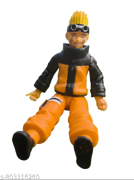 Kids toys Anime Heroes Con Exclusive Naruto Uzamaki (Nine Tails Version) Figure, Multicolor
