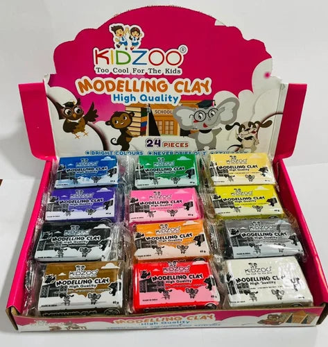 Small Bar Kidzoo Modeling Clay High Quality- 60 Gram Any 1 Color