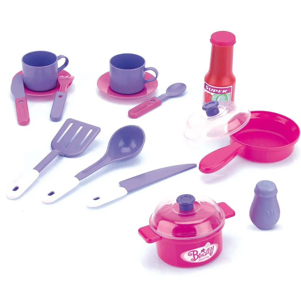 Kitchen Play Set for Children | Interactive Lights & Sounds | Big Size 24 Inch