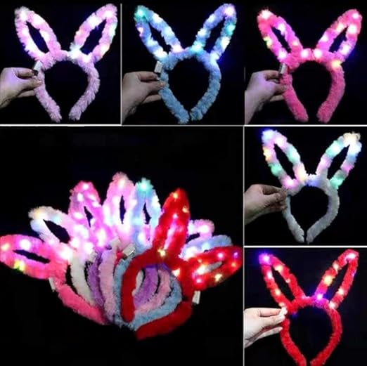 LED Rabbit Ears Headbands Light Up Bunny Headband/Flashing Hair Bands - Any 1