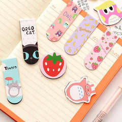 Laser Magnetic Bookmark - 6pcs set - Random Design